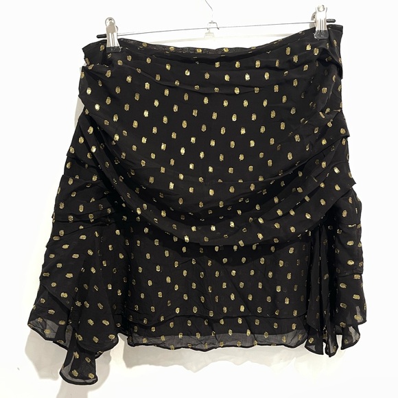 Camilla and Marc Jasmeen Draped Silk Mini Skirt - Picture 5 of 10